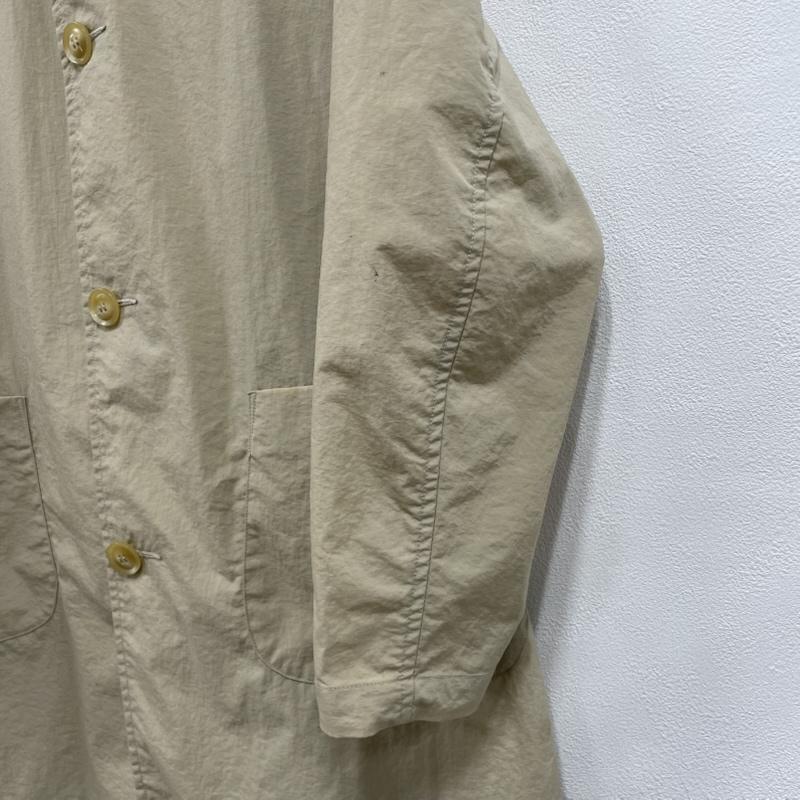 ダントン Danton トップス トップス ステンカラー ロング コート ナイロン 34 無地 X ワンポイント X ロゴ、文字 ベージュ / ベージュ / beige レディース USED 古着 中古 50153270