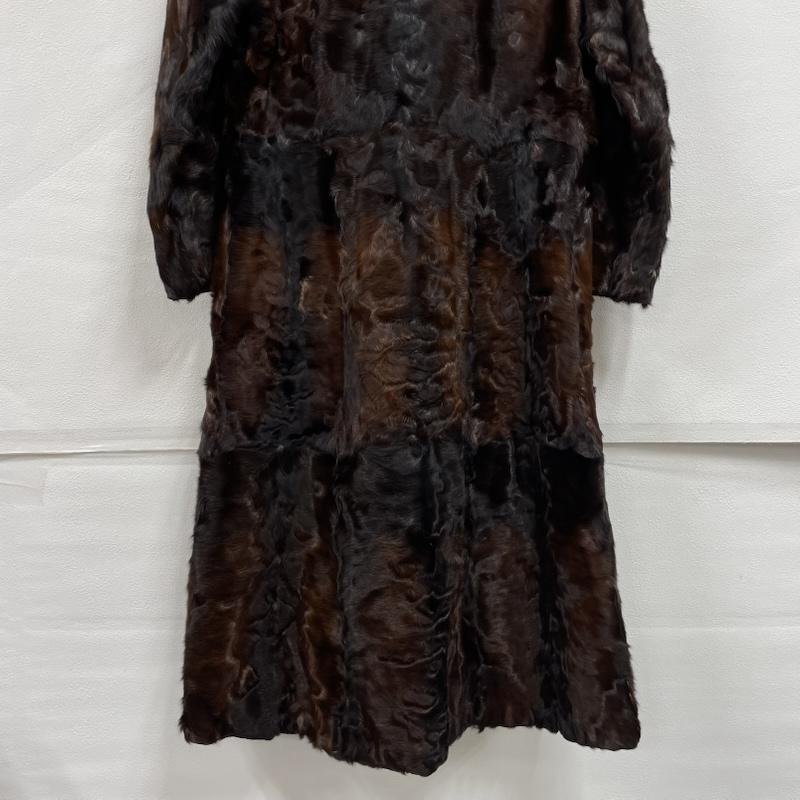 古着 USED トップス トップス ファー コート ロング 11号 茶 / ブラウン / brown X ダークブラウン / ダークブラウン / レディース USED 古着 中古 50153273