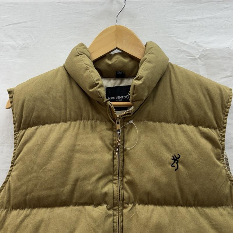 古着 USED ジャケット、上着 ダウンベスト BROWNING ブロウニング 80年代 USA製 ビンテージ ダウンベスト 80s VINTAGE S カーキ / カーキ / khaki メンズ USED 古着 中古 50153276