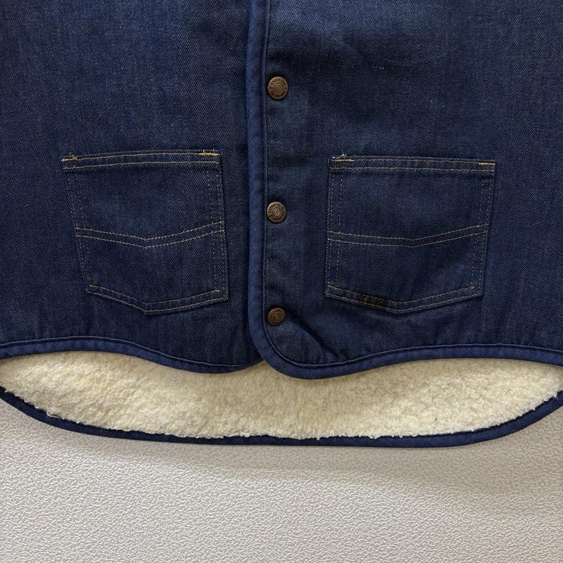 シアーズ SEARS ベスト ベスト 70年代 USA製 デニム 裏ボア ウエスタン ベスト 70s VINTAGE ROEBUCKS XL インディゴ / インディゴ / Indigo メンズ USED 古着 中古 50153278