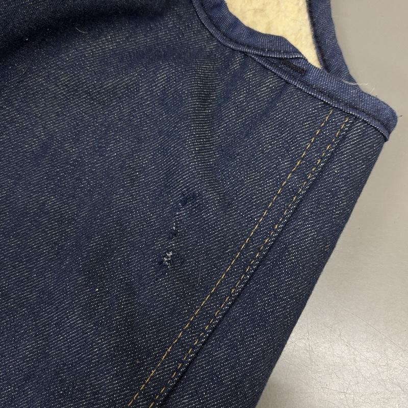 シアーズ SEARS ベスト ベスト 70年代 USA製 デニム 裏ボア ウエスタン ベスト 70s VINTAGE ROEBUCKS XL インディゴ / インディゴ / Indigo メンズ USED 古着 中古 50153278
