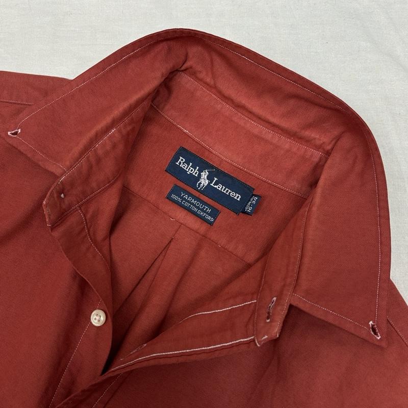 ラルフローレン RALPHLAUREN シャツ、ブラウス 長袖 90年代 ビンテージ YARMOUTH オックスフォード ボタンダウン 長袖シャツ 90s VINTAGE L メンズ USED 古着 中古 50153287