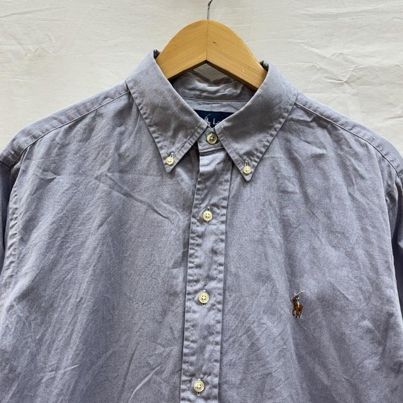 ラルフローレン RALPHLAUREN シャツ、ブラウス 長袖 90年代 ビンテージ CLASSIC FIT オックスフォード ボタンダウン 長袖シャツ 90s VINTAGE L メンズ USED 古着 中古 50153288