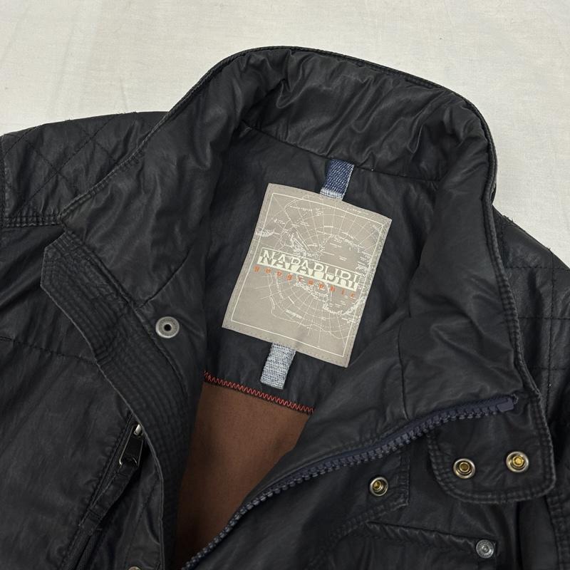 ナパビリ NAPAPIJRI ジャケット、上着 ジャンパー、ブルゾン コットン ナイロン モーターサイクル ジャケット S メンズ USED 古着 中古 50153304
