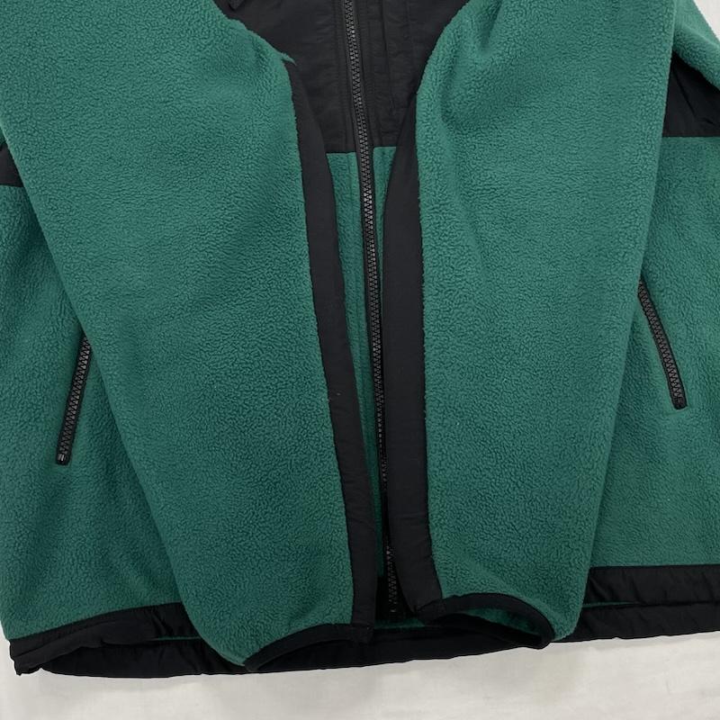ザノースフェイス THE NORTH FACE ジャケット、上着 ジャンパー、ブルゾン デナリ ジャケット フーディー フリース ジップアップ NA72452 XL ワンポイント X ロゴ、文字 緑 / グリーン / green X 黒 / ブラック / black メンズ USED 古着 中古 50153310