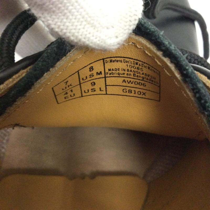 ドクターマーチン Dr.Martens 革靴 革靴 ドクターマーチン DR.MARTENS AW006 シューズ 靴 ドレスシューズ 3ホール レザー ブラック UK：7 黒 / ブラック / black メンズ USED 古着 中古 50153311