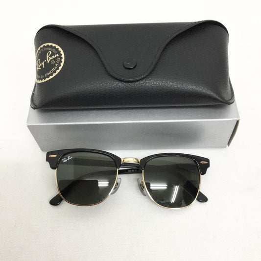 レイバン Ray-Ban めがね・サングラス サングラス rayban RB3016　CLUBMASTER CLASSIC - 黒 / ブラック / black メンズ USED 古着 中古 50153313