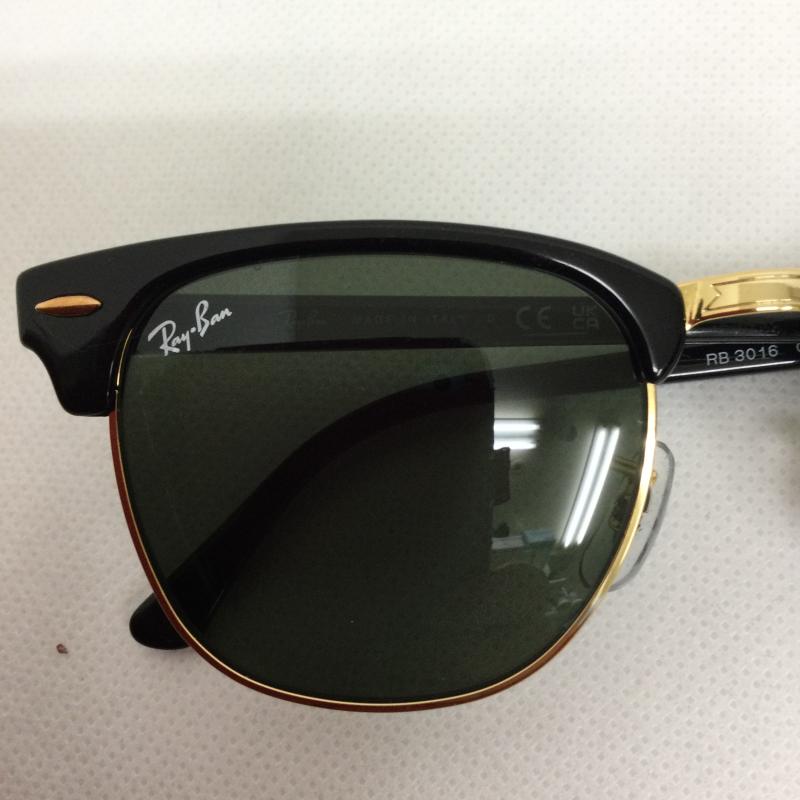 レイバン Ray-Ban めがね・サングラス サングラス rayban RB3016　CLUBMASTER CLASSIC - 黒 / ブラック / black メンズ USED 古着 中古 50153313
