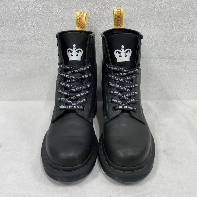 ドクターマーチン Dr.Martens ブーツ ショートブーツ 1460 8ホール ブーツ レースアップ UK4 SEX PISTOLS セックスピストルズ 限定 レザー UK：4 ロゴ、文字 黒 / ブラック / black X 白 / ホワイト / white X 黄 / イエロー / yellow X 桃 / ピンク / pink レディース USED 古着 中古 50153316