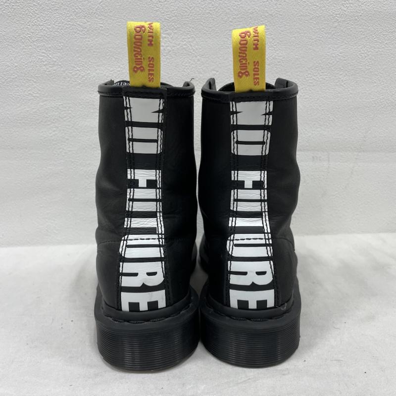ドクターマーチン Dr.Martens ブーツ ショートブーツ 1460 8ホール ブーツ レースアップ UK4 SEX PISTOLS セックスピストルズ 限定 レザー UK：4 ロゴ、文字 黒 / ブラック / black X 白 / ホワイト / white X 黄 / イエロー / yellow X 桃 / ピンク / pink レディース USED 古着 中古 50153316