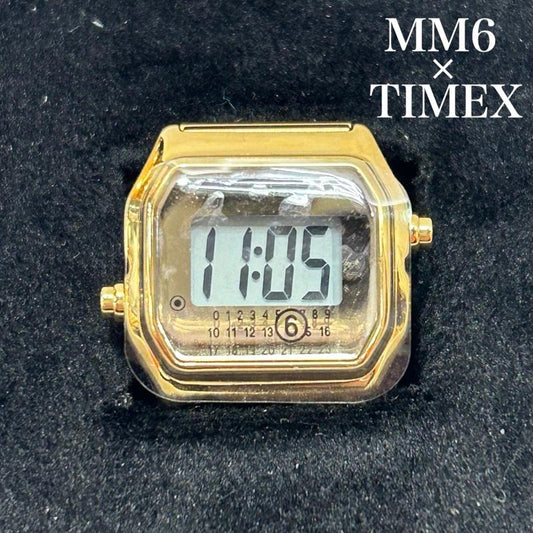 エムエム 6 メゾン マルタン マルジェラ MM6 Maison Martin Margiela ファッション小物 ファッション小物 TIMEX タイメックス コラボ T80 Ring Watch リングウォッチ S33YW0004 M10064 ゴールド SIZE:UNI - ロゴ、文字 金 / ゴールド / gold color メンズ USED 古着 中古 50153334