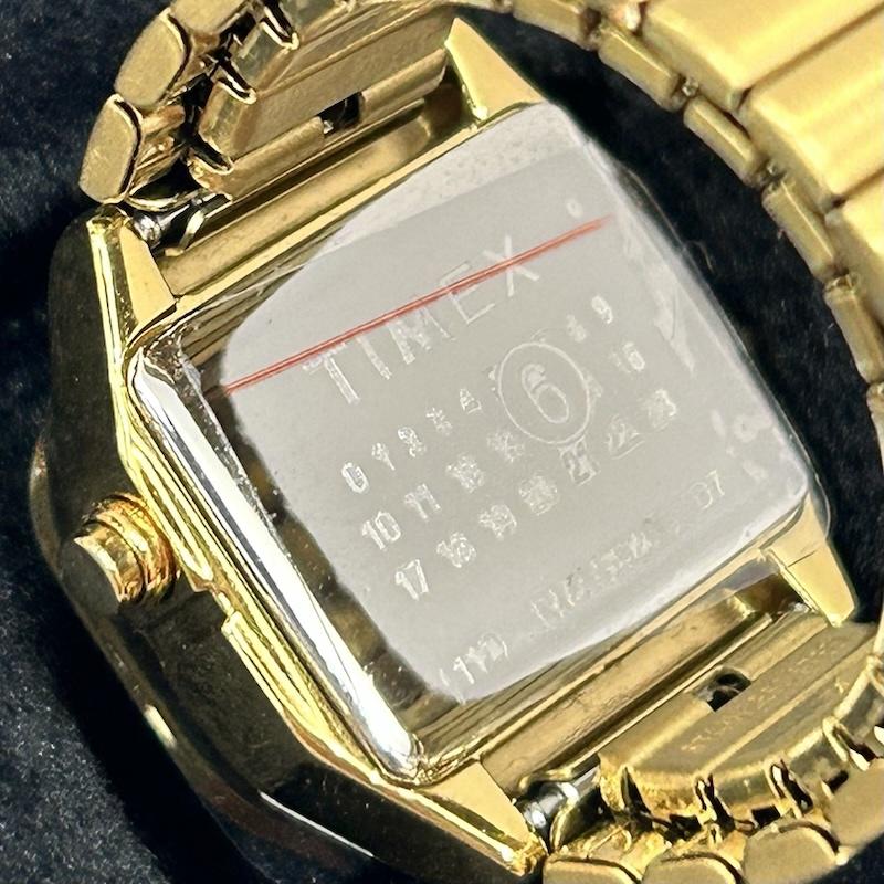 エムエム 6 メゾン マルタン マルジェラ MM6 Maison Martin Margiela ファッション小物 ファッション小物 TIMEX タイメックス コラボ T80 Ring Watch リングウォッチ S33YW0004 M10064 ゴールド SIZE:UNI - ロゴ、文字 金 / ゴールド / gold color メンズ USED 古着 中古 50153334