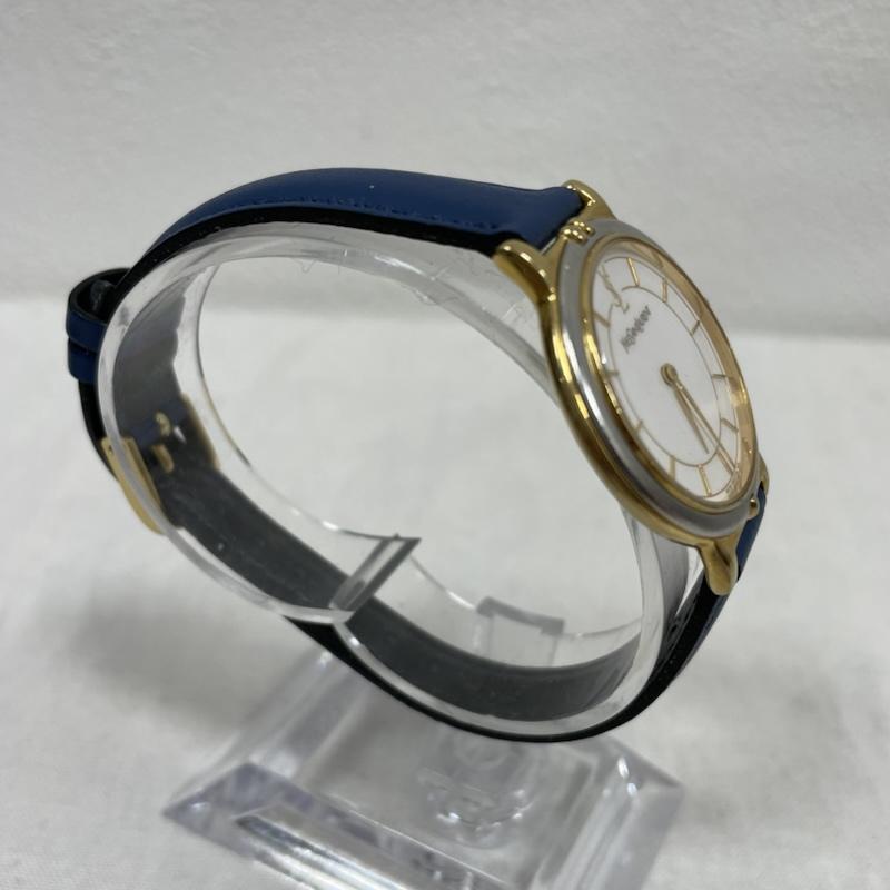イヴサンローラン Yves Saint Laurent 腕時計 アナログ（クォーツ式） 腕時計 ウォッチ ユニセックス ロゴ - 無地 青 / ブルー / blue X 白 / ホワイト / white X 金 / ゴールド / gold color レディース USED 古着 中古 50153348