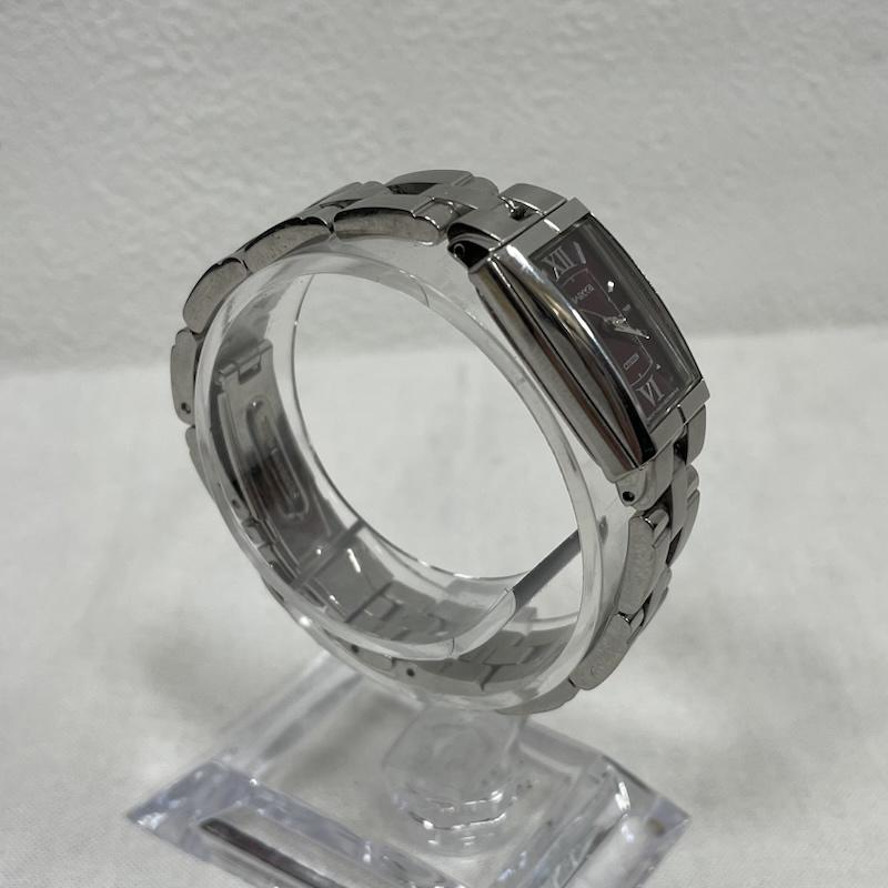 シチズン CITIZEN 腕時計 アナログ（手巻き） wicca ウィッカ ステンレス 腕時計 アナログ - 無地 銀 / シルバー / silver color X 赤 / レッド / red レディース USED 古着 中古 50153360
