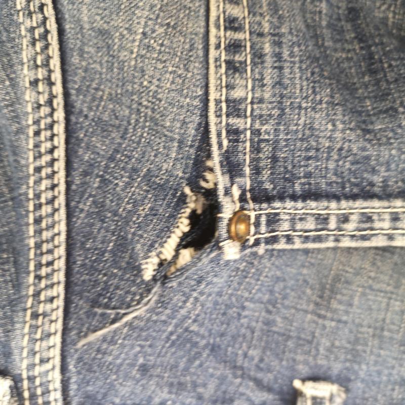 カーハート Carhartt パンツ デニム、ジーンズ 90s 日本製 ハートタグ 0639 ダブルニー ペインター デニム パンツ ジーンズ 29インチ インディゴ / インディゴ / Indigo メンズ USED 古着 中古 50153363