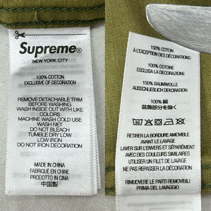 シュプリーム Supreme ジャケット、上着 ジャンパー、ブルゾン x Melvins メルヴィンズ BDU Jacket ミリタリージャケット Woodland Camo カモ L カモフラージュ柄・迷彩 カーキ / カーキ / khaki メンズ USED 古着 中古 50153365