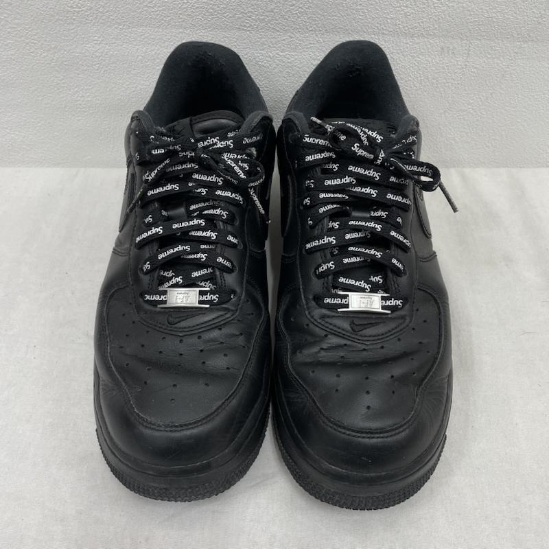 シュプリーム Supreme スニーカー スニーカー SUPREME シュプリーム NIKE AIR FORCE 1 LOW エアフォースワン スニーカー CU9225-100 27.0cm 無地 黒 / ブラック / black X 白 / ホワイト / white X 赤 / レッド / red メンズ USED 古着 中古 50153372