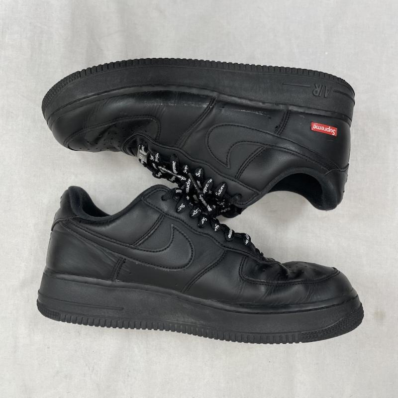 シュプリーム Supreme スニーカー スニーカー SUPREME シュプリーム NIKE AIR FORCE 1 LOW エアフォースワン スニーカー CU9225-100 27.0cm 無地 黒 / ブラック / black X 白 / ホワイト / white X 赤 / レッド / red メンズ USED 古着 中古 50153372