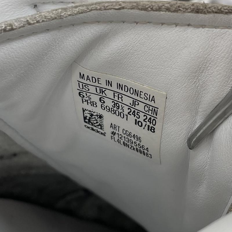 アディダス adidas スニーカー スニーカー SUPERSTAR スーパースター レースアップ スニーカー CG6496 24.5cm 無地 白 / ホワイト / white X 黒 / ブラック / black レディース USED 古着 中古 50153373