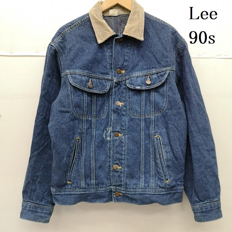 リー Lee ジャケット、上着 ジャンパー、ブルゾン STORM RIDER 90s 裏地 ブランケット デニム ジャケット 221-5089 M インディゴ / インディゴ / Indigo メンズ USED 古着 中古 50153382