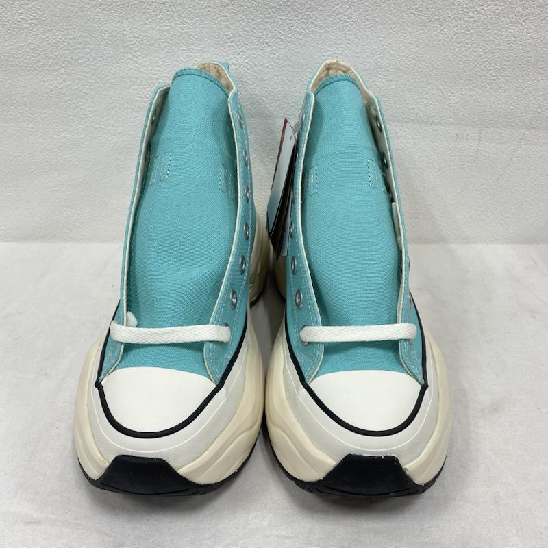 コンバースオールスター Converse All Star スニーカー スニーカー SURGETRAINER HI サージトレーナー 厚底 ハイカット レースアップ スニーカー 31312400 24.5cm 無地 水色 / ライトブルー / X 白 / ホワイト / white X 黒 / ブラック / black レディース USED 古着 中古 50153385