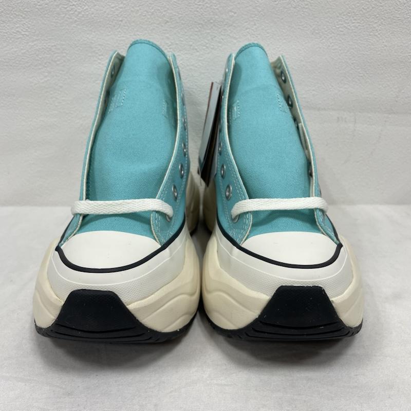 コンバースオールスター Converse All Star スニーカー スニーカー SURGETRAINER HI サージトレーナー 厚底 ハイカット レースアップ スニーカー 31312400 24.5cm 無地 水色 / ライトブルー / X 白 / ホワイト / white X 黒 / ブラック / black レディース USED 古着 中古 50153385