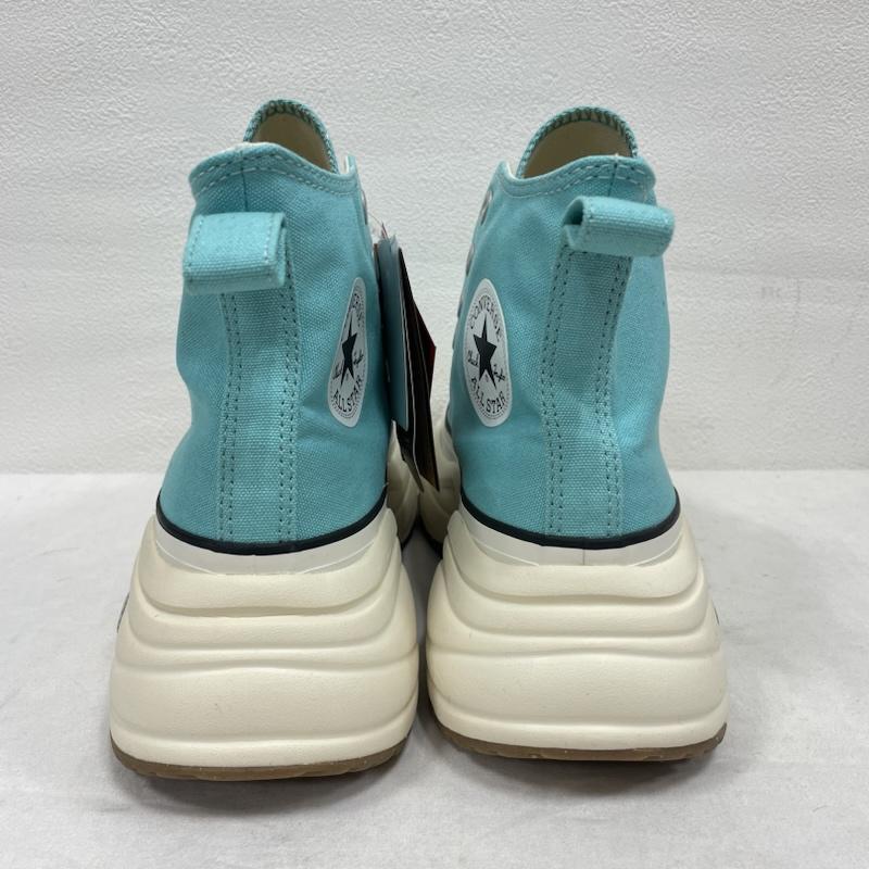 コンバースオールスター Converse All Star スニーカー スニーカー SURGETRAINER HI サージトレーナー 厚底 ハイカット レースアップ スニーカー 31312400 24.5cm 無地 水色 / ライトブルー / X 白 / ホワイト / white X 黒 / ブラック / black レディース USED 古着 中古 50153385