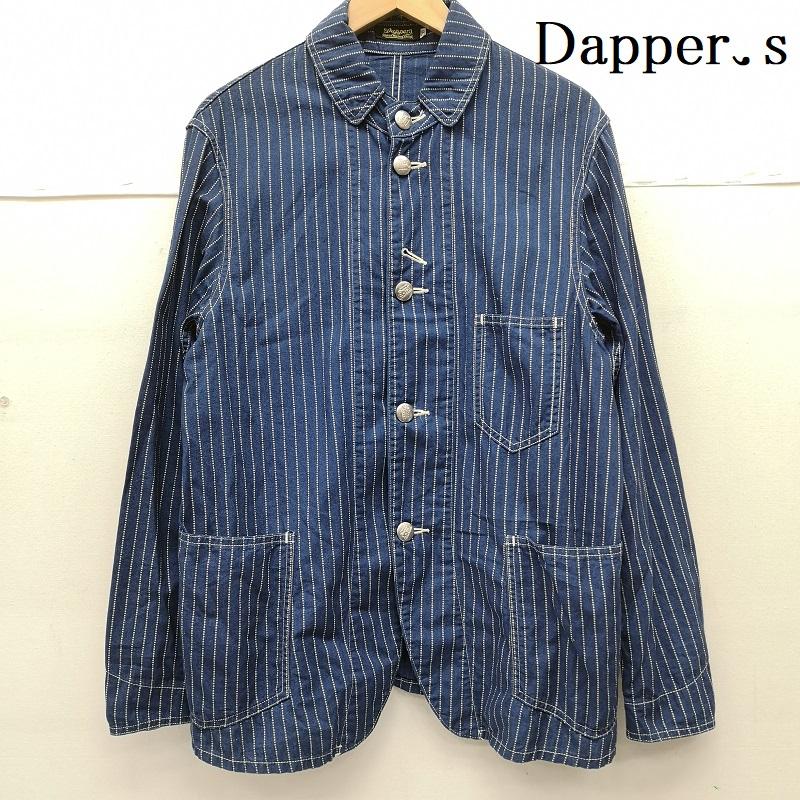 古着 USED ジャケット、上着 ジャンパー、ブルゾン Dapper’s 30s 復刻 エンジニア ジャケット カバーオール 36 インディゴ / インディゴ / Indigo メンズ USED 古着 中古 50153386