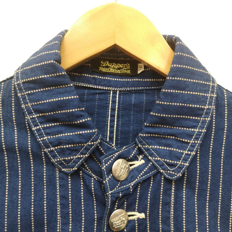 古着 USED ジャケット、上着 ジャンパー、ブルゾン Dapper’s 30s 復刻 エンジニア ジャケット カバーオール 36 インディゴ / インディゴ / Indigo メンズ USED 古着 中古 50153386