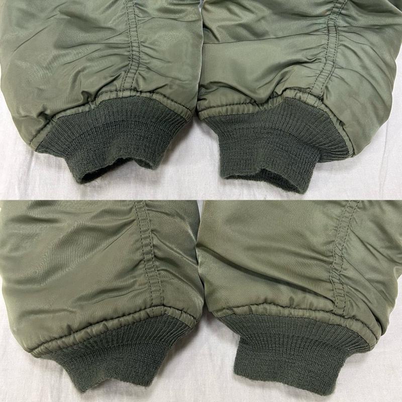 アルファ インダストリー Alpha Industries ジャケット、上着 ジャンパー、ブルゾン USA製 N-2B フライトジャケット カーキ ファー付き XLサイズ 1615-573-8335 MIL-J-6278F XL 無地 カーキ / カーキ / khaki メンズ USED 古着 中古 50153387