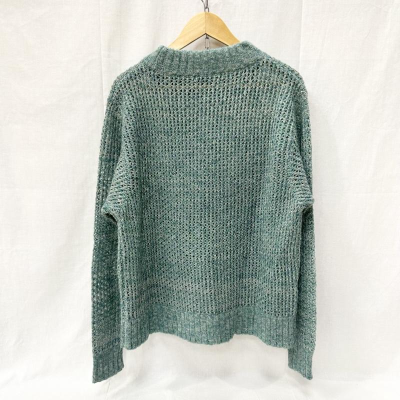 フラグスタフ FLAGSTUFF ニット、セーター 長袖 F-LAGSTUF-F MOHAIR MIX KNIT モヘヤミックスニット FS1192 M 無地 緑 / グリーン / green メンズ USED 古着 中古 50153394