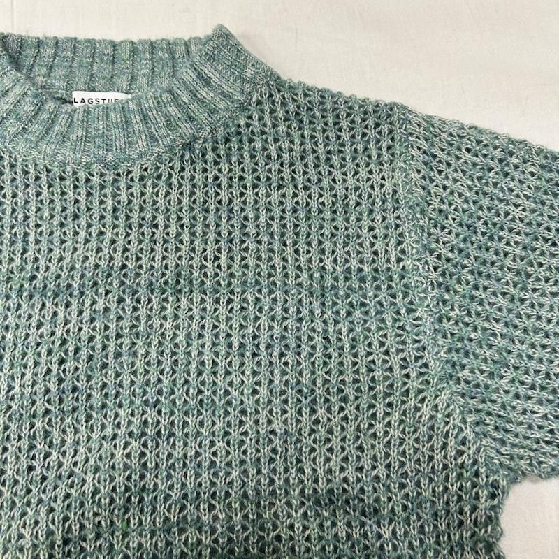 フラグスタフ FLAGSTUFF ニット、セーター 長袖 F-LAGSTUF-F MOHAIR MIX KNIT モヘヤミックスニット FS1192 M 無地 緑 / グリーン / green メンズ USED 古着 中古 50153394