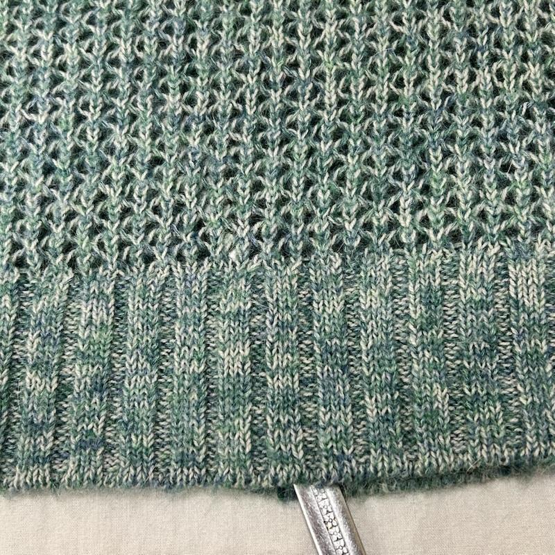 フラグスタフ FLAGSTUFF ニット、セーター 長袖 F-LAGSTUF-F MOHAIR MIX KNIT モヘヤミックスニット FS1192 M 無地 緑 / グリーン / green メンズ USED 古着 中古 50153394