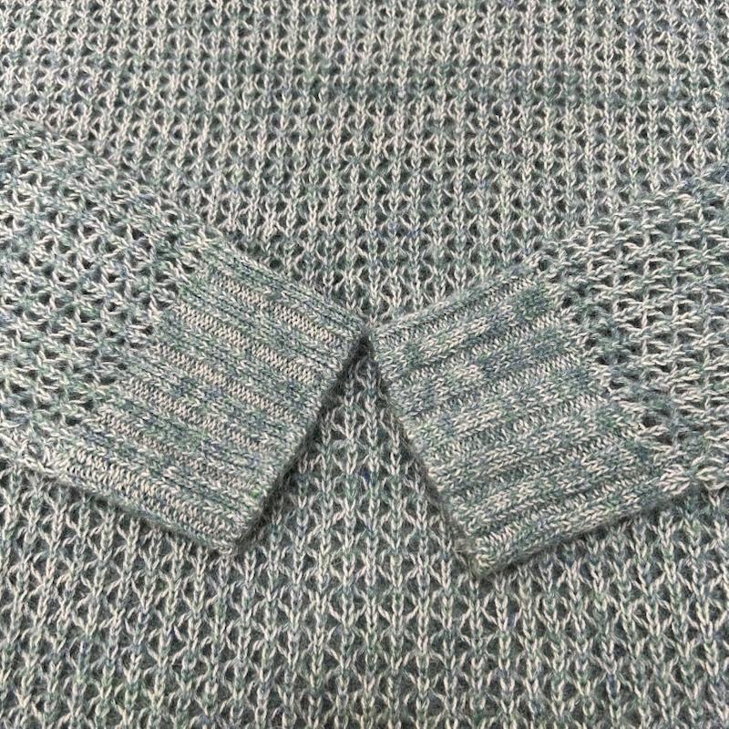 フラグスタフ FLAGSTUFF ニット、セーター 長袖 F-LAGSTUF-F MOHAIR MIX KNIT モヘヤミックスニット FS1192 M 無地 緑 / グリーン / green メンズ USED 古着 中古 50153394
