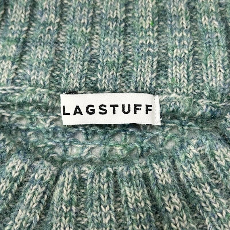 フラグスタフ FLAGSTUFF ニット、セーター 長袖 F-LAGSTUF-F MOHAIR MIX KNIT モヘヤミックスニット FS1192 M 無地 緑 / グリーン / green メンズ USED 古着 中古 50153394