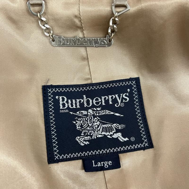 バーバリー BURBERRY コート コート一般 ヘリンボーン ウール ツイード コート 比翼 ビンテージ L 灰 / グレー / gray メンズ USED 古着 中古 50153401