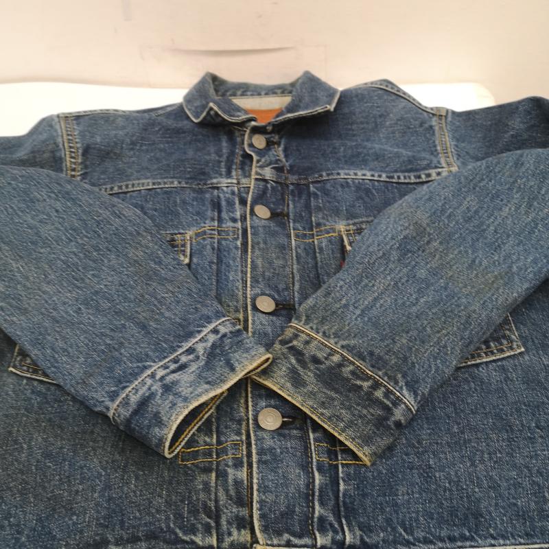 リーバイス Levi s ジャケット、上着 ジャンパー、ブルゾン 71507 XX 2nd BIG E 復刻 日本製 93年 Gジャン デニム ジャケット 38 インディゴ / インディゴ / Indigo メンズ USED 古着 中古 50153440