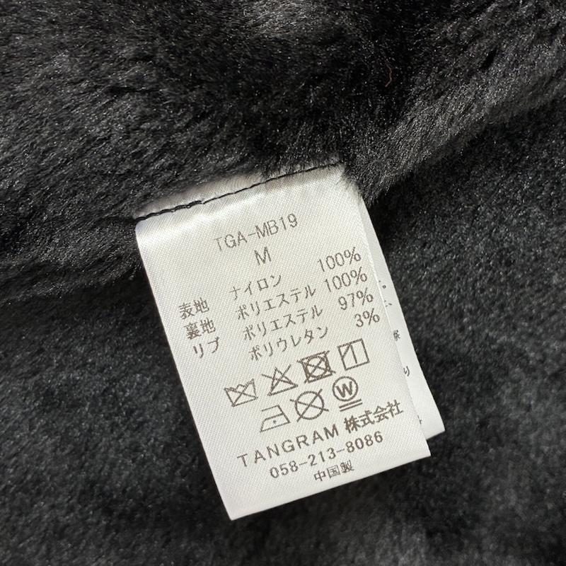 古着 USED ジャケット、上着 ジャンパー、ブルゾン TANGRAM タングラム TGM NYLON BOA COACH JACKET ナイロン ボア コーチジャケット TGA-MB19 M ロゴ、文字 X プリント 紺 / ネイビー / navy メンズ USED 古着 中古 50153458