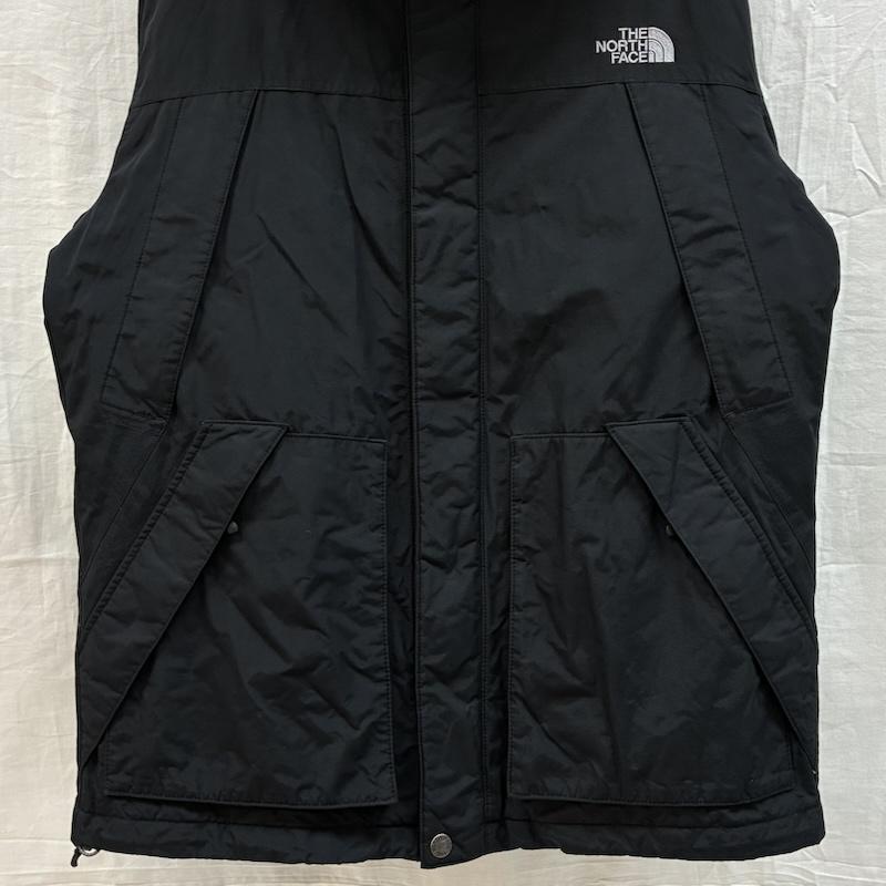 ザノースフェイス THE NORTH FACE ジャケット、上着 ダウンジャケット MOUNTAIN DOWN PARK マウンテン ダウンジャケット パーカー 700Fill ファー フード NS15109 XL ロゴ、文字 黒 / ブラック / black メンズ USED 古着 中古 50153459