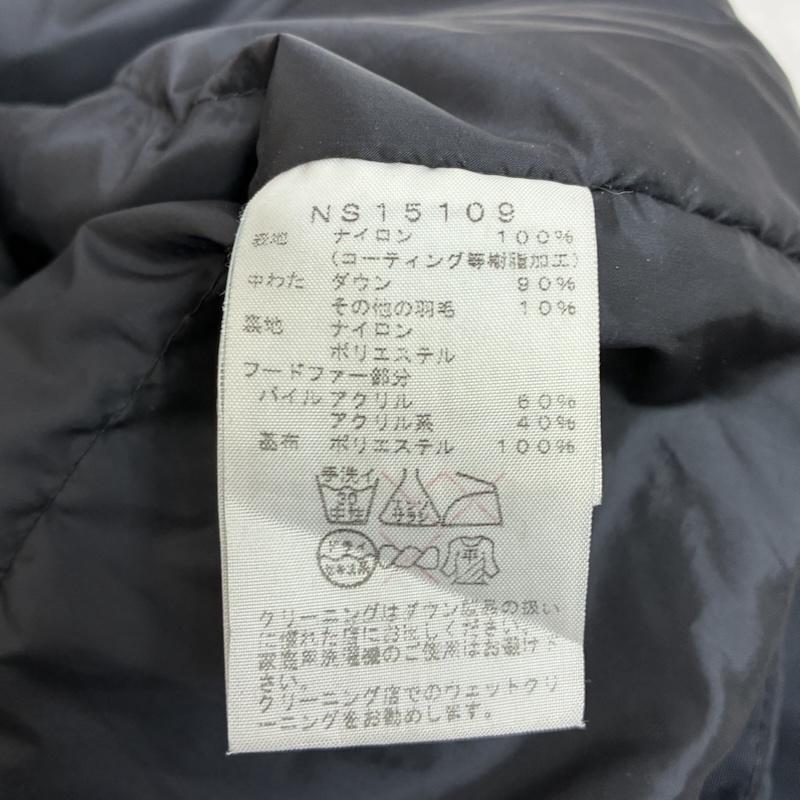 ザノースフェイス THE NORTH FACE ジャケット、上着 ダウンジャケット MOUNTAIN DOWN PARK マウンテン ダウンジャケット パーカー 700Fill ファー フード NS15109 XL ロゴ、文字 黒 / ブラック / black メンズ USED 古着 中古 50153459