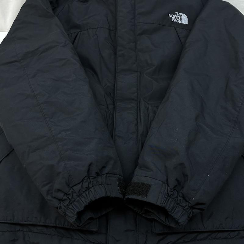 ザノースフェイス THE NORTH FACE ジャケット、上着 ダウンジャケット MOUNTAIN DOWN PARK マウンテン ダウンジャケット パーカー 700Fill ファー フード NS15109 XL ロゴ、文字 黒 / ブラック / black メンズ USED 古着 中古 50153459
