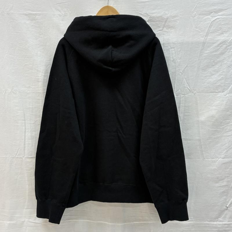 サカイ Sacai パーカー 長袖 25AW カーハート Carhartt WIP コラボ Cotton Jersey Hoodie 25-00993S 4 ロゴ、文字 黒 / ブラック / black メンズ USED 古着 中古 50153462