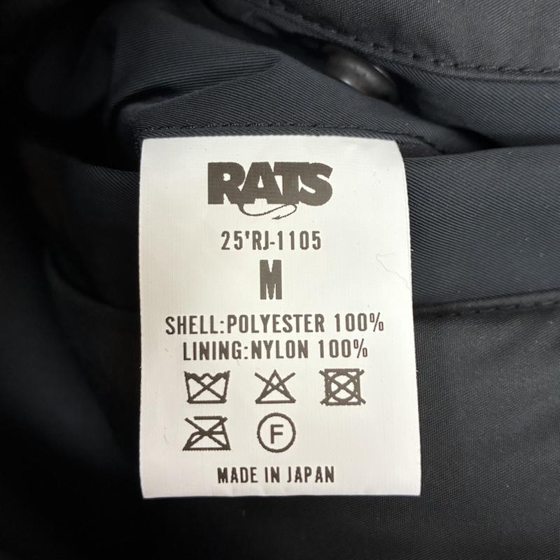 ラッツ RATS ジャケット、上着 フライトジャケット 25AW ボンバー フライトジャケット MA-1 25RJ-1105 M ロゴ、文字 黒 / ブラック / black メンズ USED 古着 中古 50153463