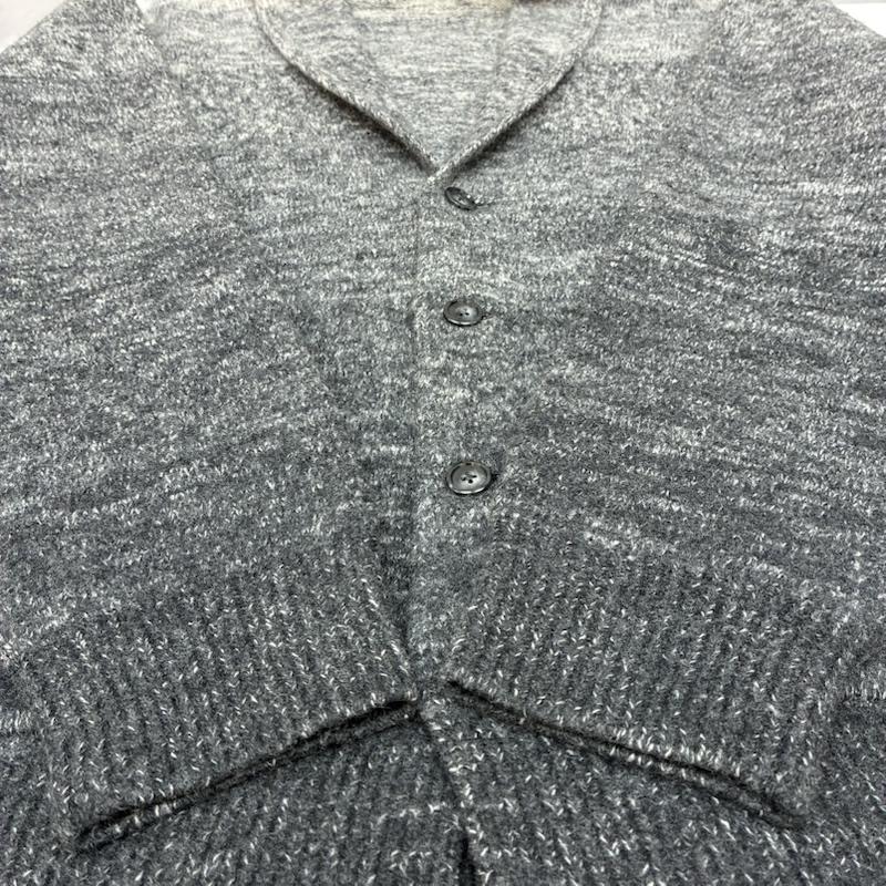 クーティープロダクションズ COOTIE PRODUCTIONS カーディガン 長袖 18AW Shawl Collar Cardigan ショールカラー カーディガン 縮絨 ヘビーウェイト グラデーション L メンズ USED 古着 中古 50153467