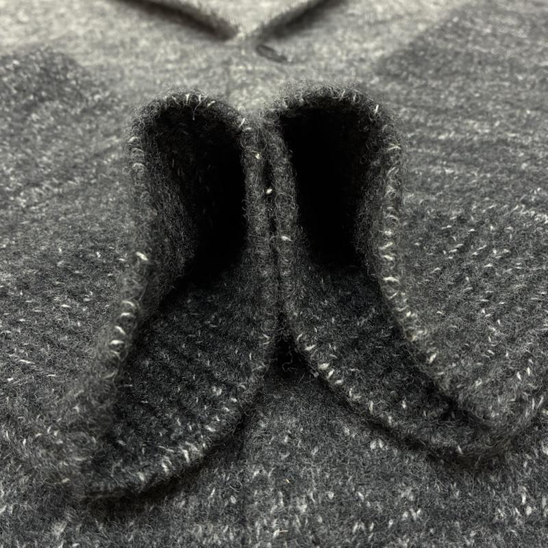 クーティープロダクションズ COOTIE PRODUCTIONS カーディガン 長袖 18AW Shawl Collar Cardigan ショールカラー カーディガン 縮絨 ヘビーウェイト グラデーション L メンズ USED 古着 中古 50153467