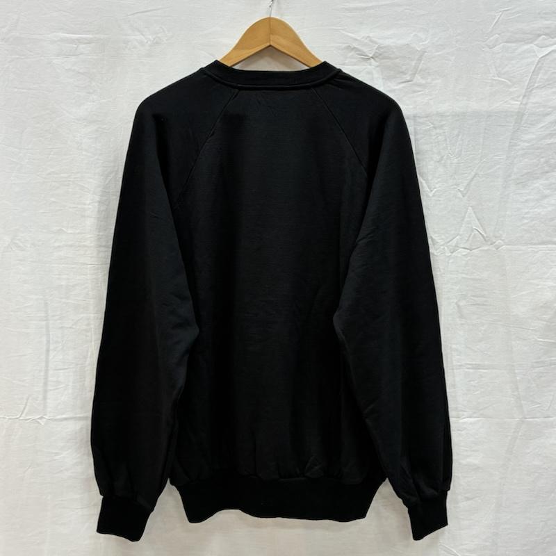オーラリー AURALEE トレーナー 長袖 25AW LIGHT WOOL SWEAT P/O ライト ウール スウェット プルオーバー A25AP02WU 5 無地 黒 / ブラック / black メンズ USED 古着 中古 50153469