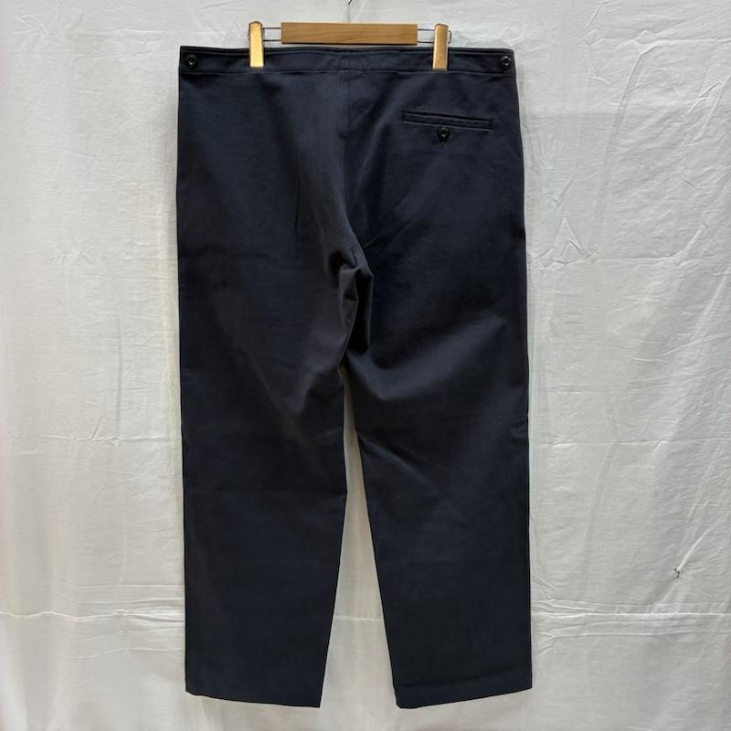 セラドール CELLAR DOOR パンツ チノパン UNITED ARROWS 別注 ワイド ストレート ワーク パンツ DINO ストレッチ FREE 紺 / ネイビー / navy メンズ USED 古着 中古 50153472