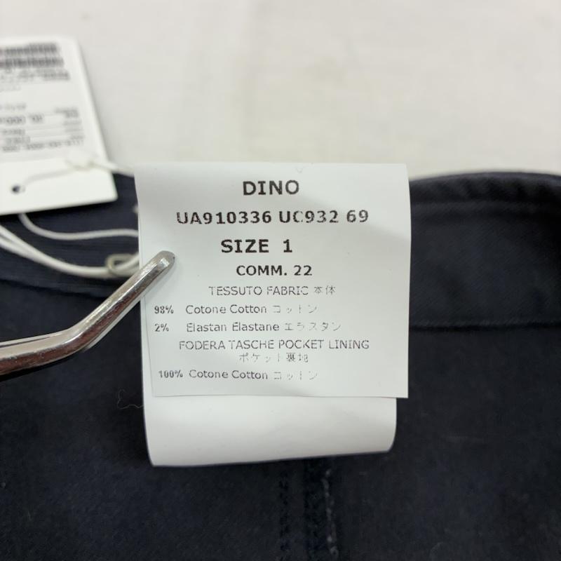 セラドール CELLAR DOOR パンツ チノパン UNITED ARROWS 別注 ワイド ストレート ワーク パンツ DINO ストレッチ FREE 紺 / ネイビー / navy メンズ USED 古着 中古 50153472
