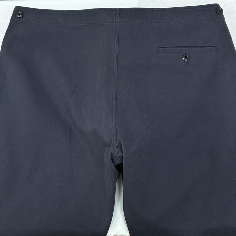 セラドール CELLAR DOOR パンツ チノパン UNITED ARROWS 別注 ワイド ストレート ワーク パンツ DINO ストレッチ FREE 紺 / ネイビー / navy メンズ USED 古着 中古 50153472
