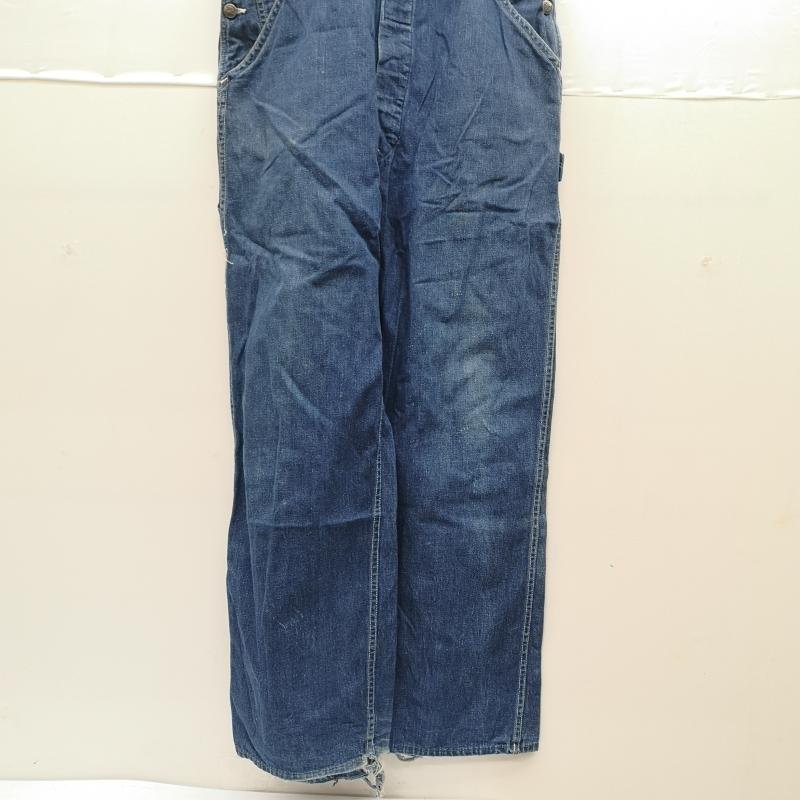ヴィンテージ VINTAGE サロペット・オーバーオール サロペット、オーバーオール 40s ANVIL BRAND デニム オーバーオール インディゴ / インディゴ / Indigo メンズ USED 古着 中古 50153473